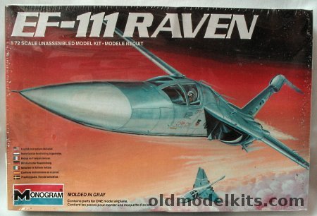 Monogram 1/72 EF-111 Raven, 5435 plastic model kit